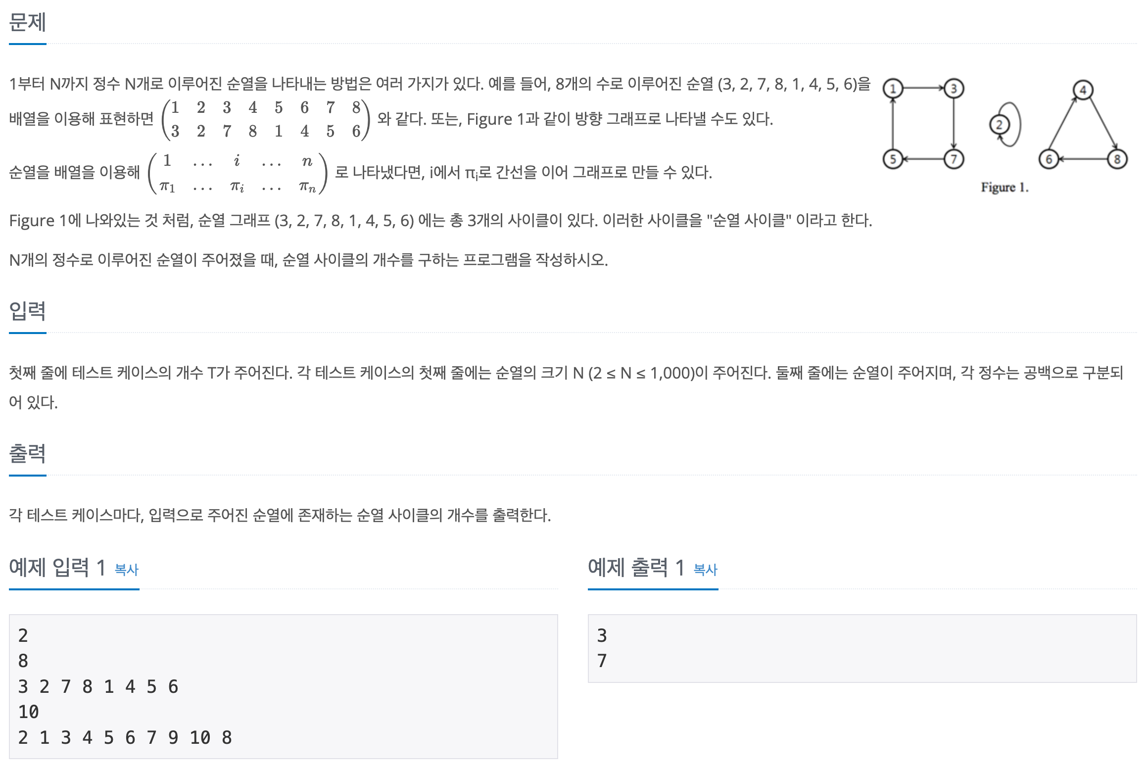 10451번 알고리즘 문제